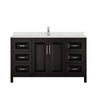 Custom image for Dark Espresso with Polished Chrome Trim / Giotto Quartz / No Mirror