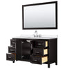 Custom image for Dark Espresso with Polished Chrome Trim / White Quartz / 58