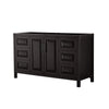 Custom image for Dark Espresso with Matte Black Trim / No Mirror