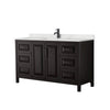 Custom image for Dark Espresso with Matte Black Trim / Giotto Quartz / No Mirror