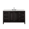Custom image for Dark Espresso with Matte Black Trim / Giotto Quartz / No Mirror