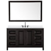 Custom image for Dark Espresso with Matte Black Trim / White Quartz / 58