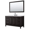 Custom image for Dark Espresso with Matte Black Trim / White Quartz / 58