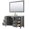 Custom image for Dark Gray with Matte Black Trim / Giotto Quartz / 58