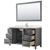 Custom image for Dark Gray with Polished Chrome Trim / Giotto Quartz / 58