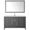 Custom image for Dark Gray with Polished Chrome Trim / White Quartz / 58