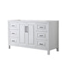 Custom image for White with Matte Black Trim / No Mirror