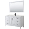 Custom image for White with Matte Black Trim / Giotto Quartz / 58