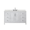 Custom image for White with Matte Black Trim / Giotto Quartz / No Mirror