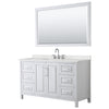 Custom image for White with Polished Chrome Trim / Giotto Quartz / 58