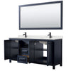 Custom image for Dark Blue with Matte Black Trim / Giotto Quartz / 70