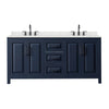 Custom image for Dark Blue with Matte Black Trim / Giotto Quartz / No Mirror