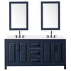 Custom image for Dark Blue with Matte Black Trim / White Quartz / 24