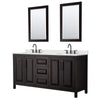 Custom image for Dark Espresso with Matte Black Trim / Giotto Quartz / 24