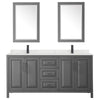 Custom image for Dark Gray with Matte Black Trim / Giotto Quartz / 24
