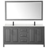 Custom image for Dark Gray with Matte Black Trim / Giotto Quartz / 70