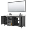 Custom image for Dark Gray with Matte Black Trim / Giotto Quartz / 70