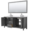 Custom image for Dark Gray with Matte Black Trim / White Quartz / 70
