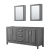 Custom image for Dark Gray with Polished Chrome Trim / Medicine Cabinets