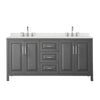 Custom image for Dark Gray with Polished Chrome Trim / Giotto Quartz / No Mirror