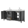 Custom image for Dark Gray with Polished Chrome Trim / Giotto Quartz / No Mirror
