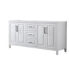 Custom image for White with Matte Black Trim / No Mirror