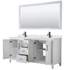 Custom image for White with Matte Black Trim / Giotto Quartz / 70