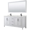 Custom image for White with Matte Black Trim / Giotto Quartz / 70