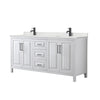 Custom image for White with Matte Black Trim / Giotto Quartz / No Mirror