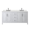 Custom image for White with Matte Black Trim / Giotto Quartz / No Mirror
