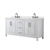Custom image for White with Matte Black Trim / Giotto Quartz / No Mirror