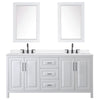 Custom image for White with Matte Black Trim / White Quartz / 24
