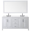 Custom image for White with Matte Black Trim / White Quartz / 70
