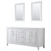 Custom image for White with Brushed Gold Trim / 24