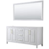 Custom image for White with Brushed Gold Trim / 70