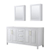 Custom image for White with Brushed Gold Trim / Medicine Cabinets