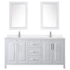 Custom image for White with Polished Chrome Trim / White Quartz / 24