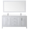 Custom image for White with Polished Chrome Trim / White Quartz / 70