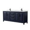 Custom image for Dark Blue with Matte Black Trim / Giotto Quartz / No Mirror