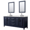 Custom image for Dark Blue with Matte Black Trim / Giotto Quartz / 24