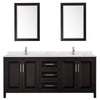 Custom image for Dark Espresso with Polished Chrome Trim / Giotto Quartz / 24