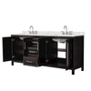 Custom image for Dark Espresso with Polished Chrome Trim / Giotto Quartz / No Mirror
