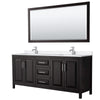 Custom image for Dark Espresso with Polished Chrome Trim / White Quartz / 70