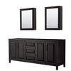 Custom image for Dark Espresso with Matte Black Trim / Medicine Cabinets