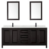 Custom image for Dark Espresso with Matte Black Trim / Giotto Quartz / 24