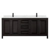 Custom image for Dark Espresso with Matte Black Trim / Giotto Quartz / No Mirror