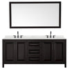 Custom image for Dark Espresso with Matte Black Trim / Giotto Quartz / 70