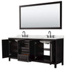 Custom image for Dark Espresso with Matte Black Trim / Giotto Quartz / 70