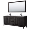 Custom image for Dark Espresso with Matte Black Trim / White Quartz / 70