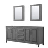 Custom image for Dark Gray with Matte Black Trim / Medicine Cabinets